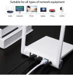 100 Ft Molded Cat5e Ethernet Lan Cable RJ45 Connectors