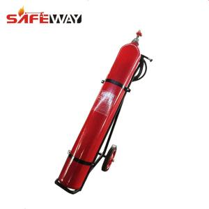 Quality RED CO2 Fire Extinguisher Carbon 20kg Wheeled Gross Weight 38kg wholesale