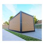 20ft Prefabricated Wooden House Steel Frame Tiny Home for Forest Residential