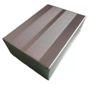 Quality Cutting Process Stainless Steel Sheet Metal Enclosures Box with Nickel Plated Finish wholesale