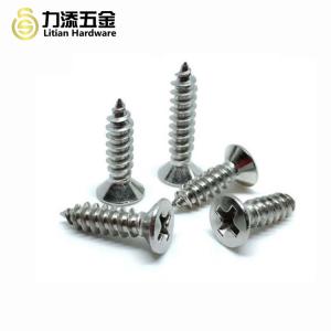 Quality Antirust Metal Screw Fasteners , 316 Stainless Steel Self Tapping Screws wholesale
