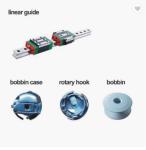 High Speed 4 Colors Quilting Embroidery Machine Jumbo Rotary Hooks