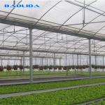 Reinforced Plastic Sheeting Greenhouse For Tropical Climate Prefabricated