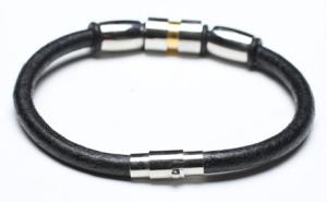 Quality Leather Bracelet, Stainless Steel Clasp wholesale
