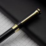 0.5mm Metal Roller Ball Pen Business Gift Advertising Neutral Pen With Cap