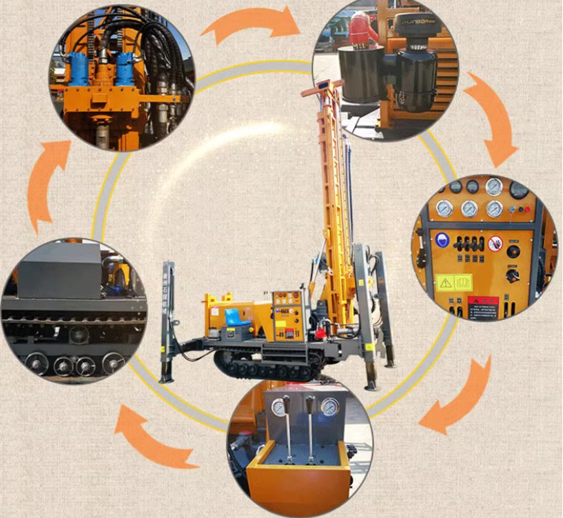 Various Models Pneumatic Drilling Rig Chinese OEM Manufacturers