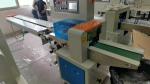 230bags/min Pillow Packaging Machine Three Servo Sponge Cotton