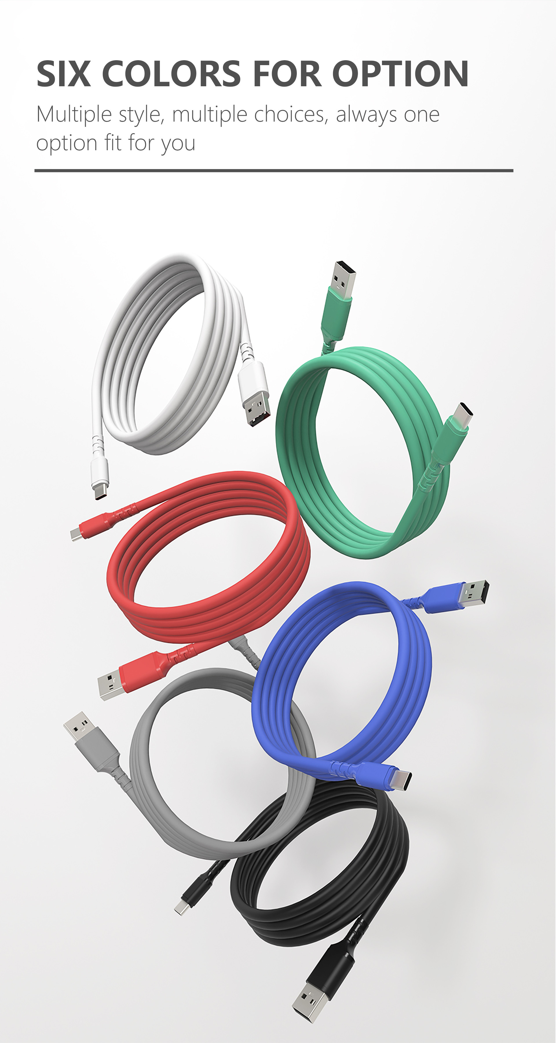 OCC Surface Connect To USB Type C Charging Cable Safe Data Charge