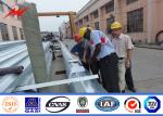 ISO 12m 3mm Thickness Galvanized Steel Pole For Tranmission Line