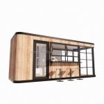 Steel Frame Galvanized Steel Bending 180g Modern Design 20ft 40ft Prefab