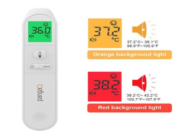 Digital Medical Baby Infrared Thermometer Forehead And Object Mode 9 Memories