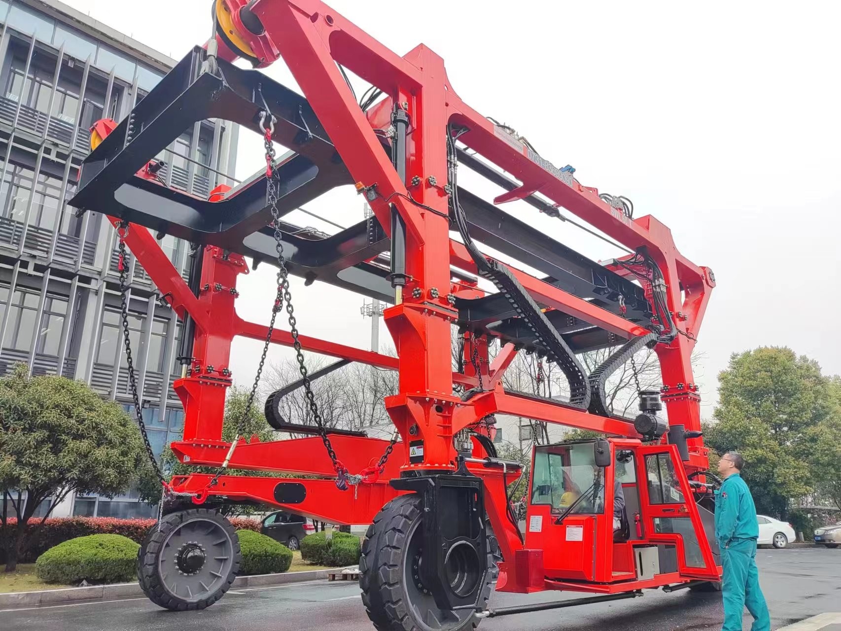 100T 150T 200T Container Handling Truck Heavy Duty Marine Gantry Crane Truck