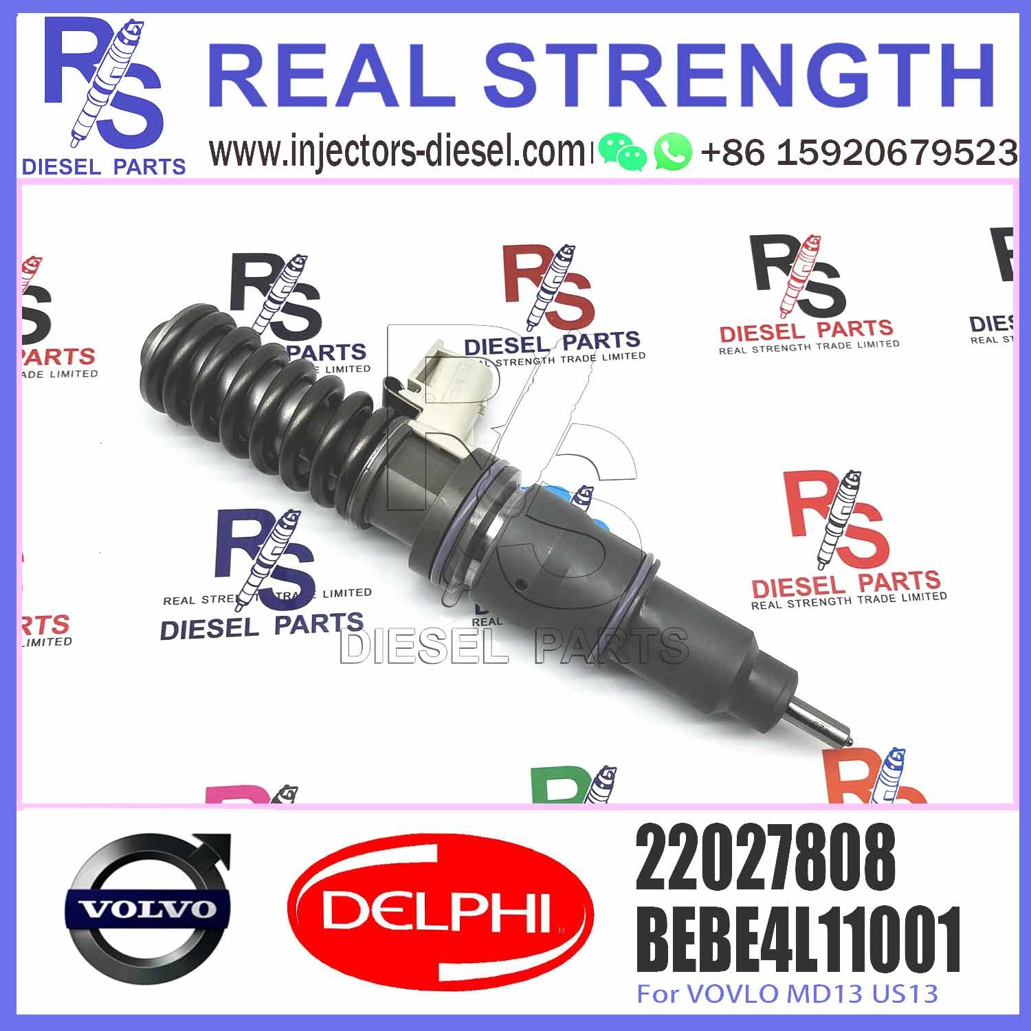 22027808 Diesel Fuel Injector For V-O-L-V EUI BEBE4L11001 E3 01081164 22027808