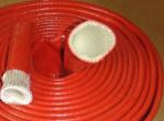 Large Diameter Size Silicone Coated Fiberglass Sleeve Heat Resistant