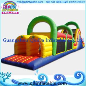 Quality Giant commercial inflatable obstacle pvc tarpaulin for interactive game wholesale