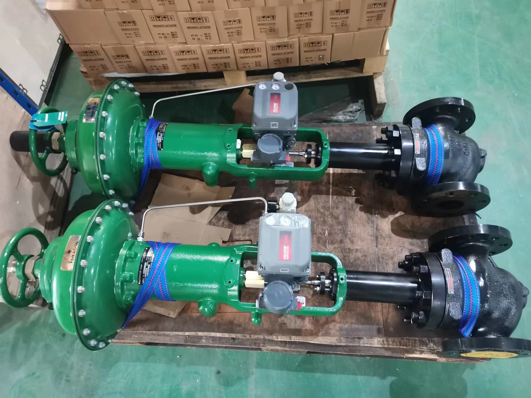 Piston Operated Valve Actuator Linear Pneumatic Actuators SS304 SS316