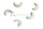 Ivory Electrical Component Metallized Alumina Ceramics Insulator Anti corrosion