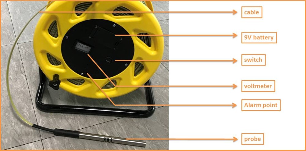 factory Outlet Water meter level gauge Portable Water level indicator steel tape Water level gauge steel ruler