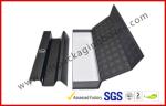 Black Curlers Electronics Packaging Boxes , Coated Paper Packaging Box With