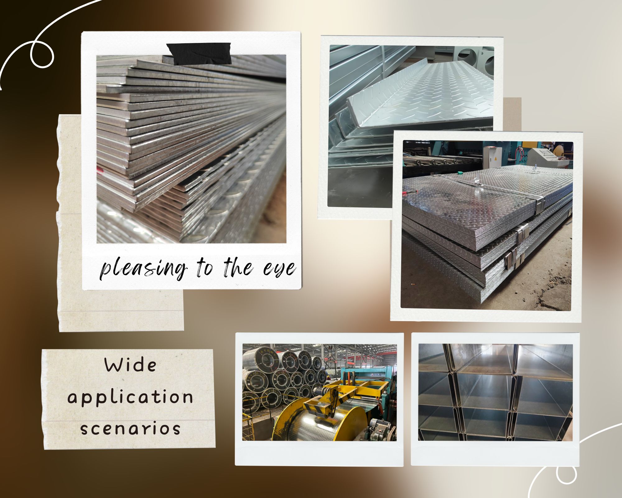 Customizable 40g/m2 Zinc Layer Galvanized Pattern Steel Plate with Customizable Size