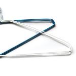 Metal 40 * 20 Cm Wire Shirt Hangers Of Clothing 16 Inches