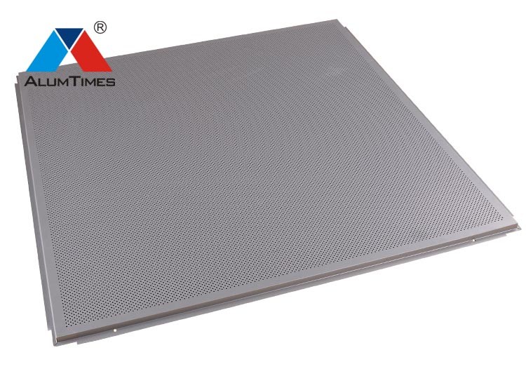 CNC Perforated Pattern Lay In Ceiling Panels For Office Apartment Hostpital
