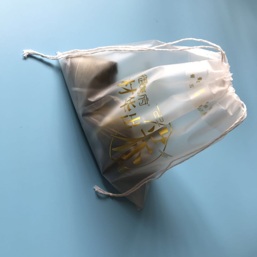 Eco - Friendly Drawstring Plastic Bags , White Transparent Soft Plastic Bundle Pocket Size W30 X L33cm