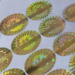 Security 3D Holographic Stickers Printer Laser Custom Logo Hologram Stickers