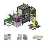Industrial Pulp Thermoforming Machine Wet Pressing Pulp Molding Equipment
