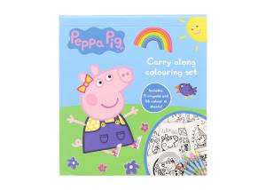 Quality On Demand Coloring Book Printing Relaxing Stress Relieving Peppa Pig wholesale