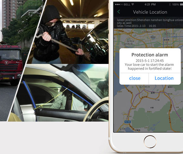 Waterproof Car GPS Track Device Cut Off Fuel Of The Car Built in Battery
