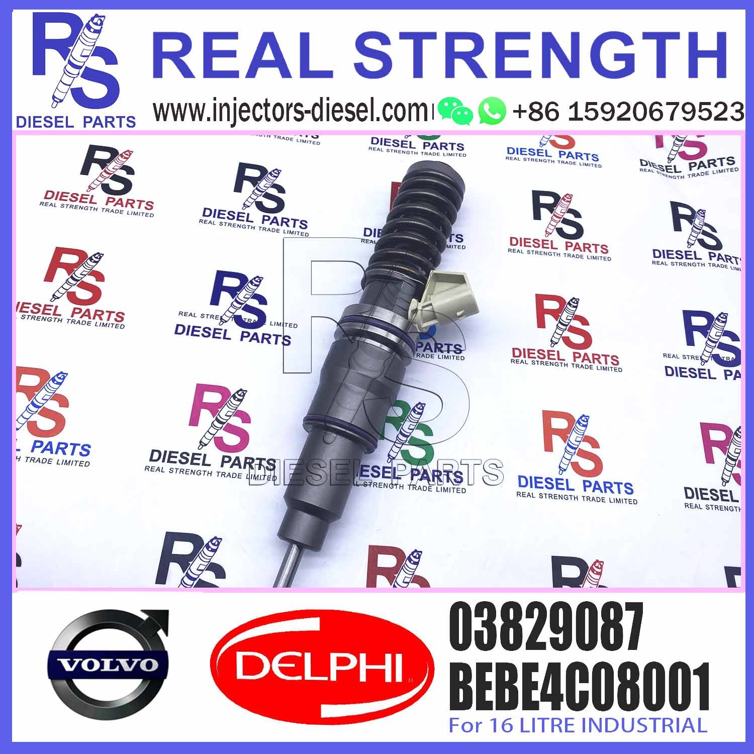 New Diesel Fuel Injector 03829087 for V-O-L-V 03829087 PENTA assy 380-3637 03829087