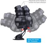24W 3200GPH Fish Tank Wave Maker For Saltwater Aquarium