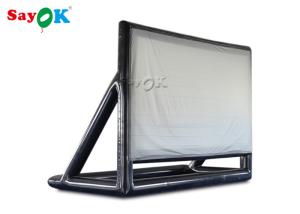 Quality Inflatable Big Screen Mobile Inflatable Movie Screen Rear Projection With Blower Easy To Carry wholesale