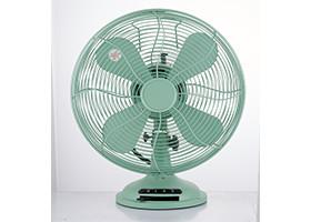 Quality Copper 3 Speed 12 Inch Vintage Electric Fan CE CB 35W 4 Blade For Home wholesale