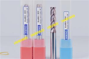 Quality TiSiN Coating 2 Flute / 4 Flute CNC End Mill with 16 mm Diameter 65mm Cutting Length wholesale