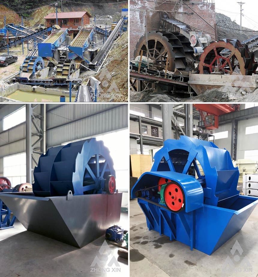 Silica sand cleaning washing plant/ bucket sand washer in Philippines