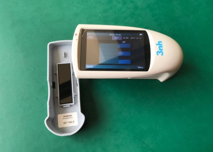 Precise Micro Aperture Digital Gloss Meter NHG60M Ink Paper Stone Ceramic Tiles Gloss Level Aperture