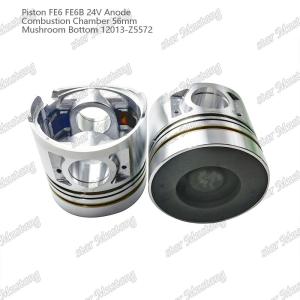 Quality Piston FE6 FE6B 24V Combustion chamber 56mm Mushroom bottom Anode 12013-Z5572 For Nissan Engine Spare Parts wholesale