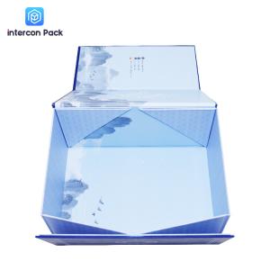 Quality Folding Recycled Cardboard Gift Boxes With Ribbon Closure 25x14cm wholesale