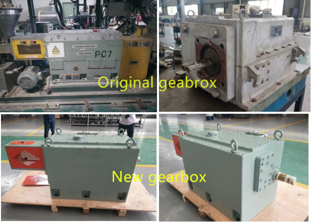 Toshiba TEM58SS Extruder Gearbox Repair 250kw Rated Power Torque 12.9Nm / Cm3