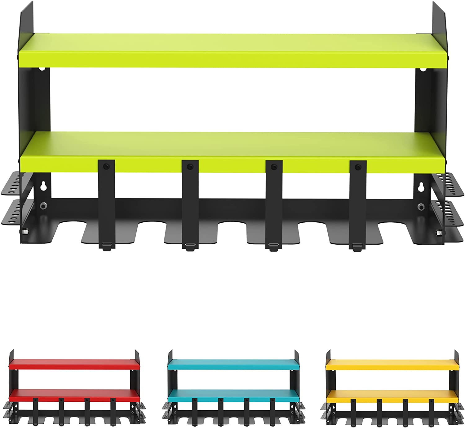 Extra Large Power Tool Organizer 5 Cordless Drill Holder Charging Station Rack