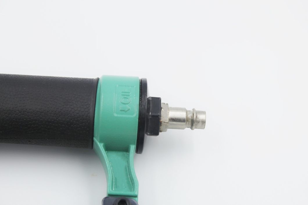 21 Gauge Fine Crown Air Pneumatic Staple Gun (Green) Air Stapler 8416 for Furniture Decoration