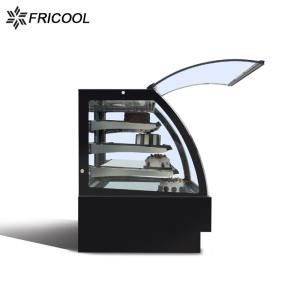 Quality Glass display case commencial pastry refrigerated showcase with CE/ETL wholesale