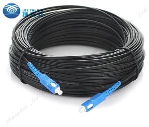 Quality 50m 100m SC UPC Single Mode Simplex Outdoor FTTH Fiber Optic Drop Wire wholesale