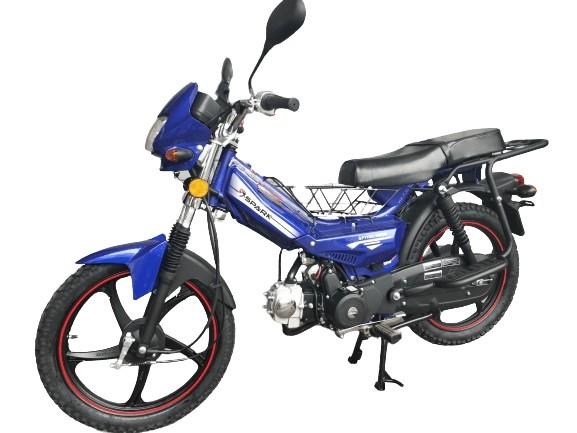 2kw 8000rpm Moped Sport Bike Square Headlight Big Footrest Aluminium 110 Street