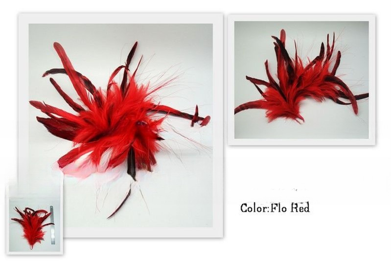 20*30 cm Party Decoration Rooster Coque Feather Fringe Trim with Satin Ribbon Tape
