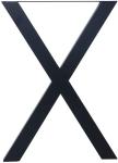 Powder Coated Xshape or Square Shape Leg Metal Dining Table Legs for Furniture