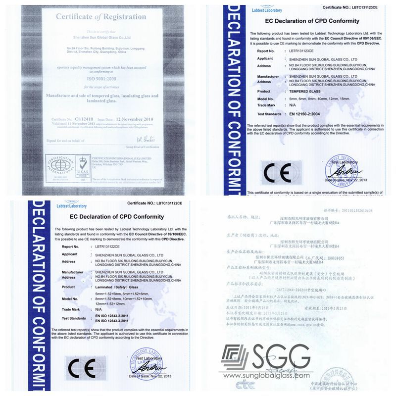 high quality acoustical glass