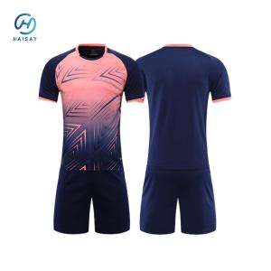 Quality Custom Team Jersey Personalized Logo Men Football Uniforms Kids Adult Sublimation Soccer Jerseys Suit Sports Training Wear wholesale